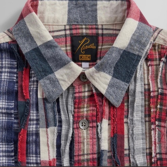 KITH for Needles Ribbon Cuts Flannel Shirt - Picture 7 of 7
